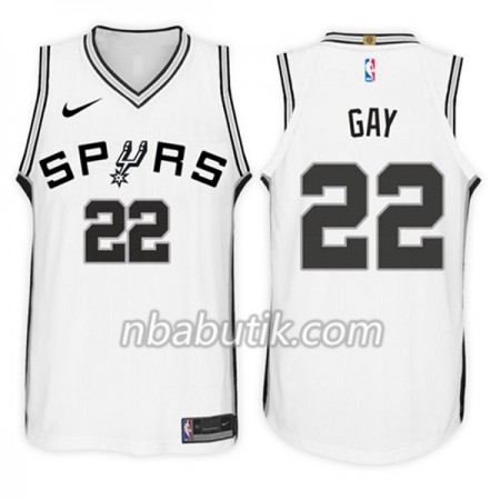 NBA Mænd Trøje San Antonio Spurs Rudy Gay 22 Nike 2017-18 Hvid Swingman NBA Mænd Trøje San Antonio Spurs Rudy Gay 22 Nike 2017-18 Hvid Swingman
